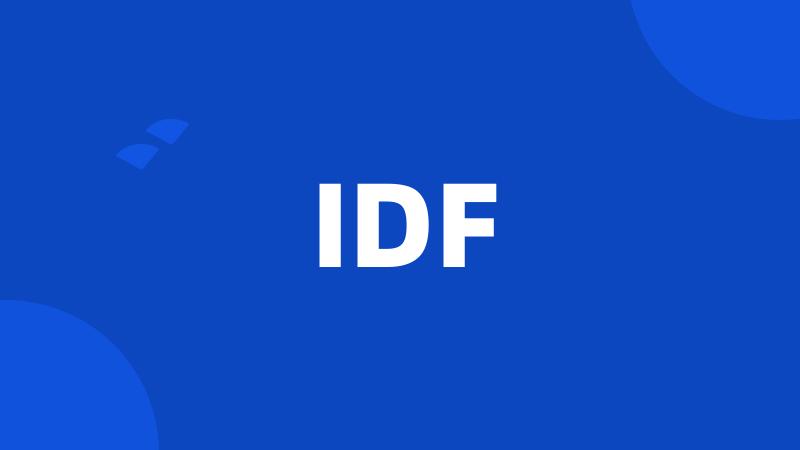 IDF