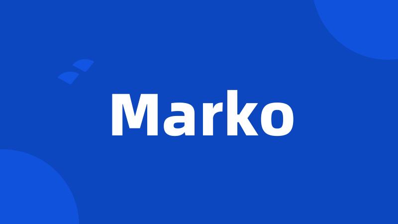 Marko