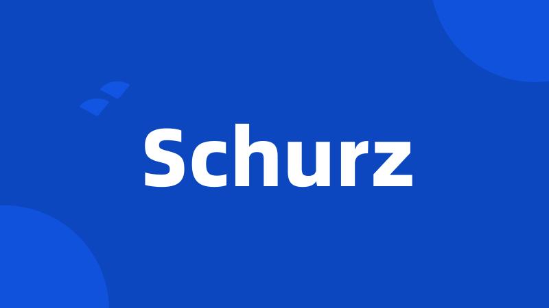 Schurz