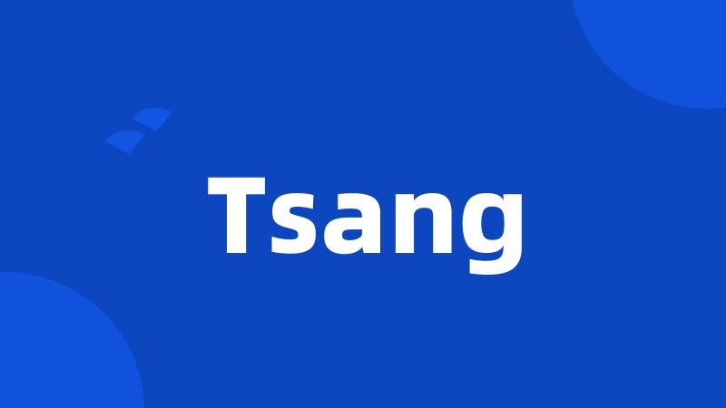 Tsang