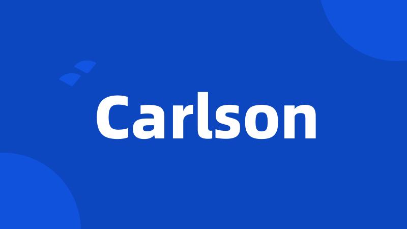 Carlson