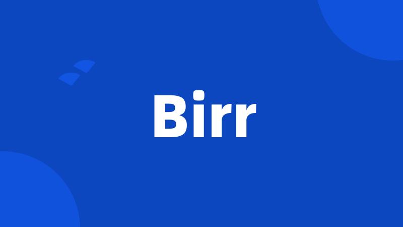 Birr