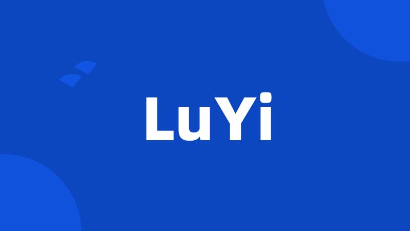 LuYi