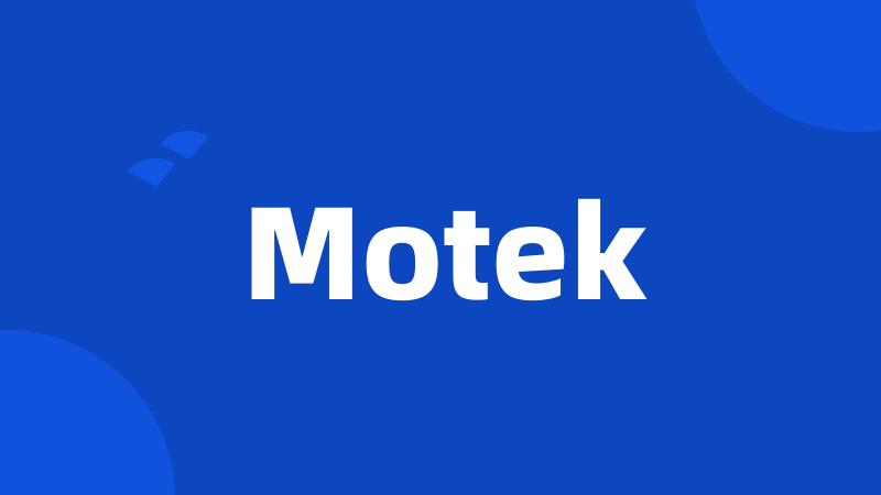 Motek