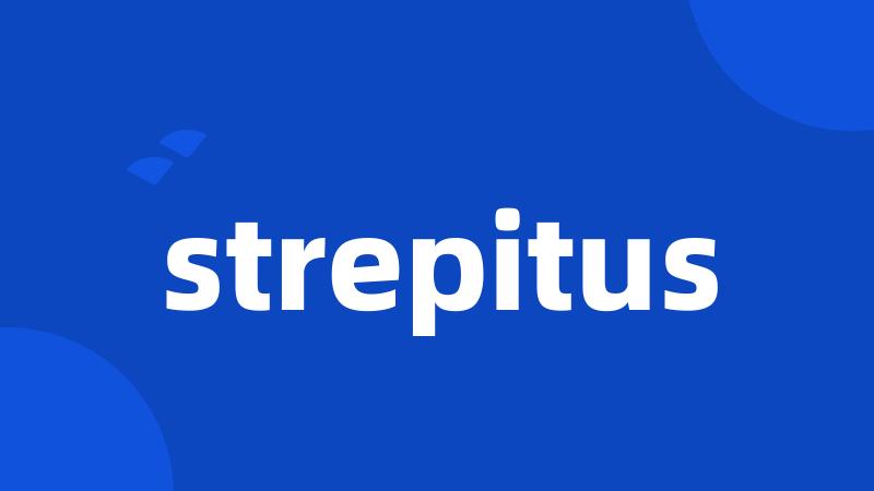 strepitus