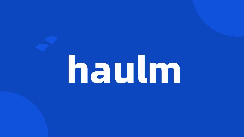 haulm