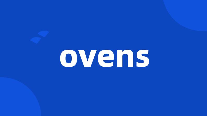 ovens