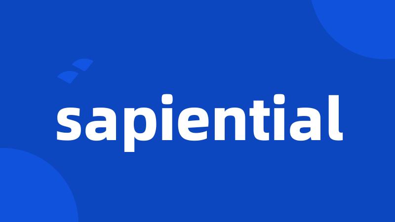 sapiential