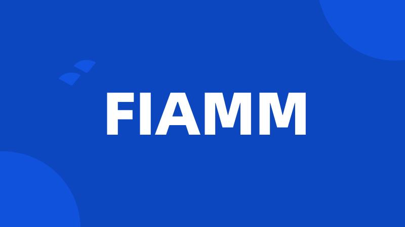 FIAMM