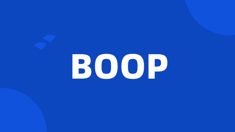 BOOP