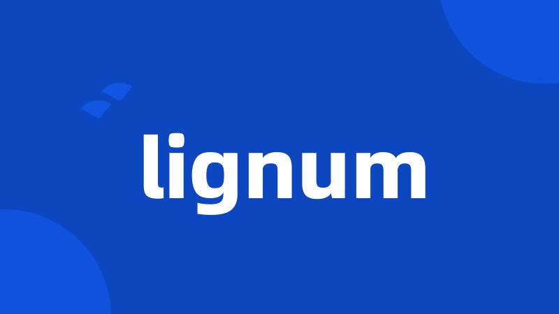 lignum