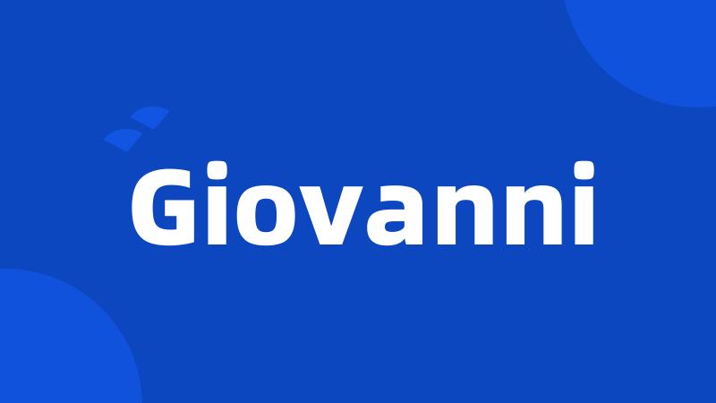 Giovanni