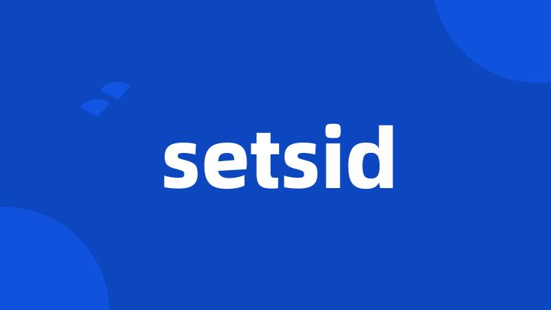 setsid