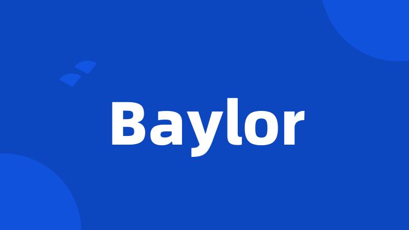 Baylor