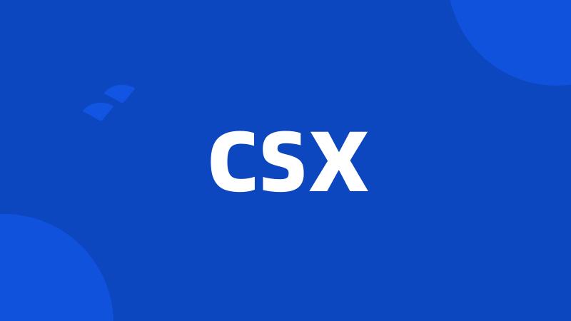 CSX