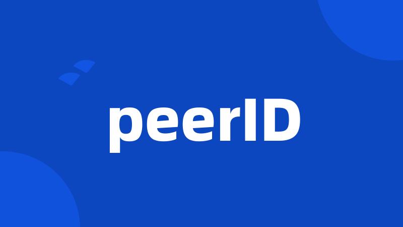 peerID