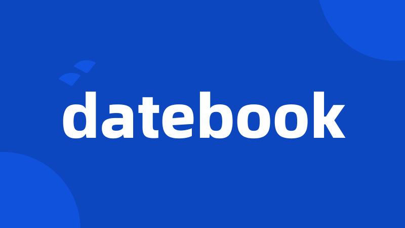 datebook