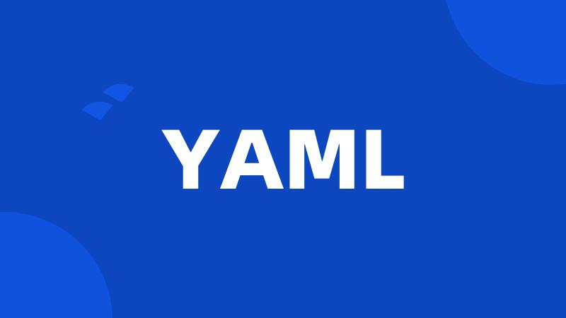 YAML