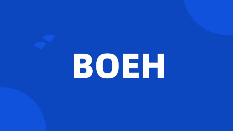 BOEH