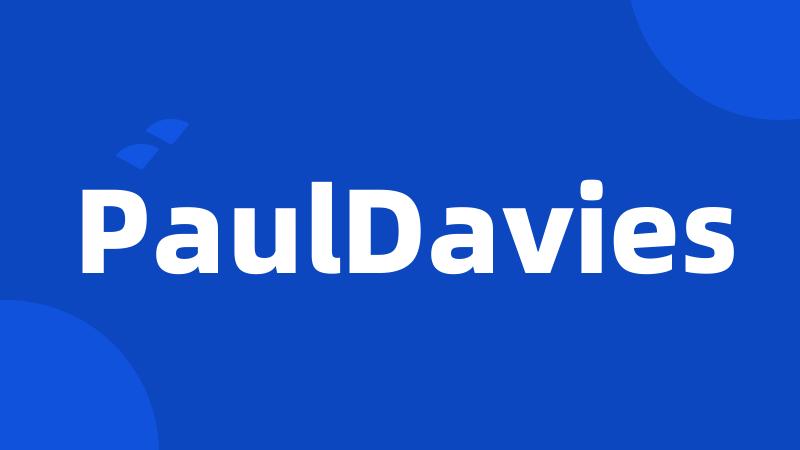 PaulDavies