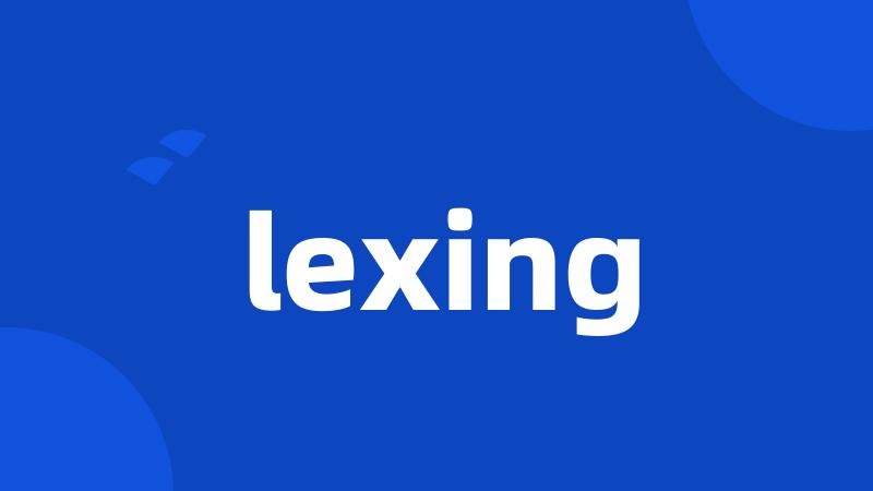 lexing