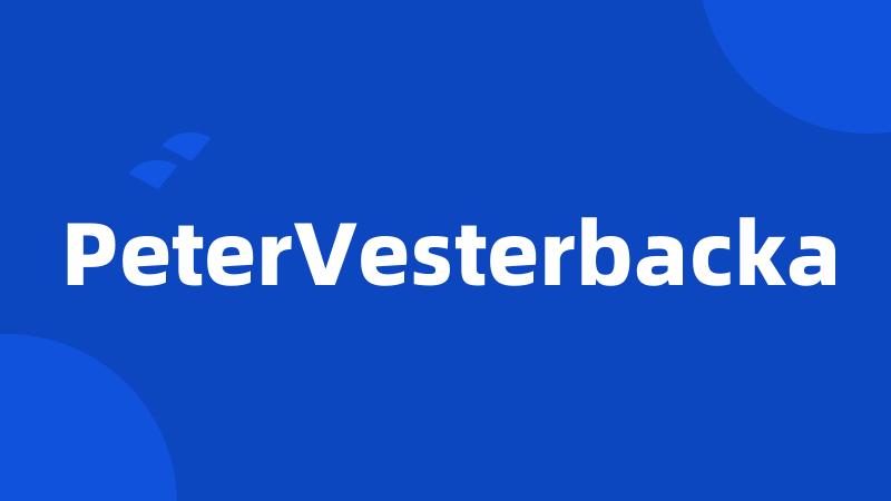 PeterVesterbacka