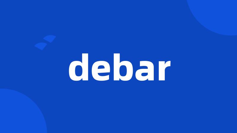 debar