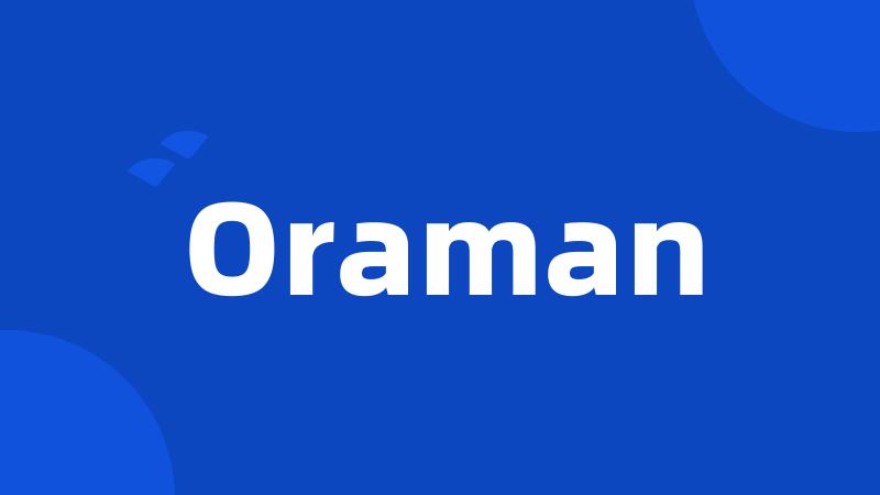 Oraman