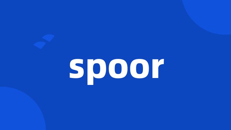 spoor