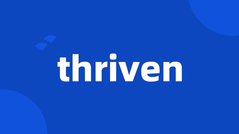 thriven