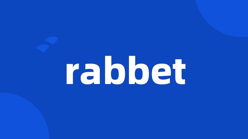 rabbet