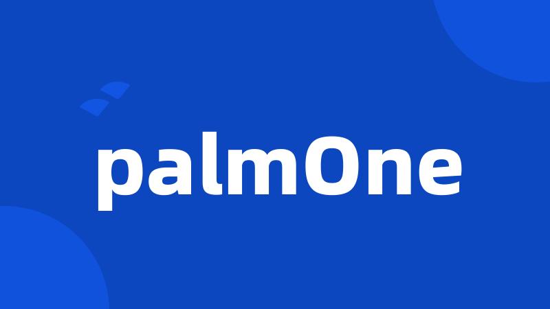 palmOne