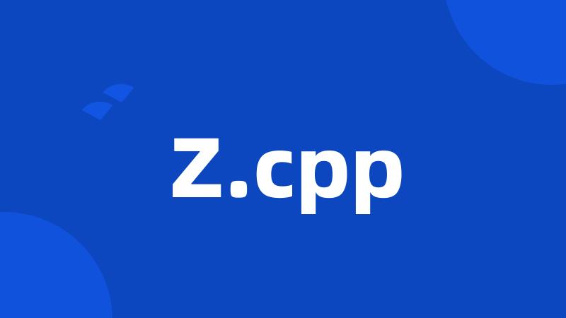 Z.cpp