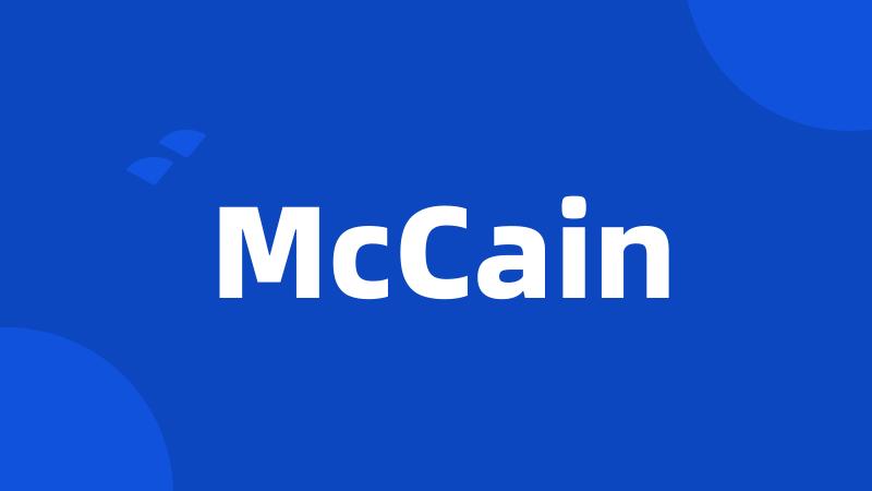 McCain