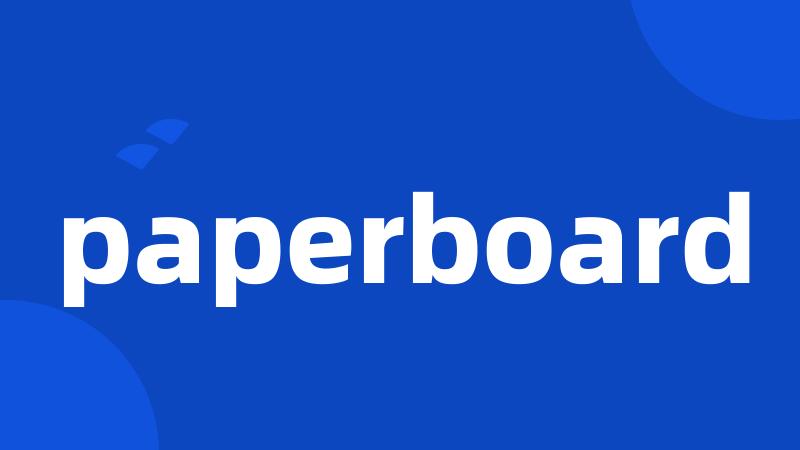 paperboard