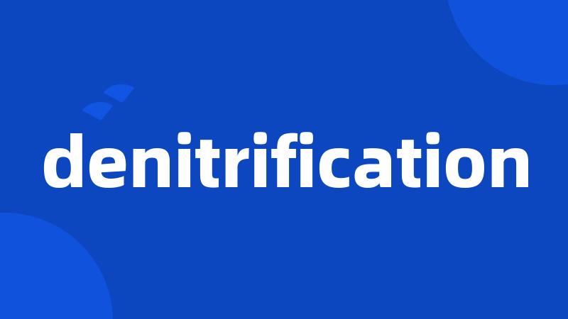 denitrification