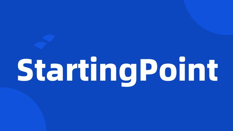 StartingPoint