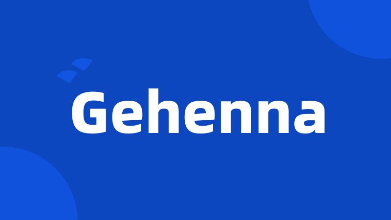 Gehenna