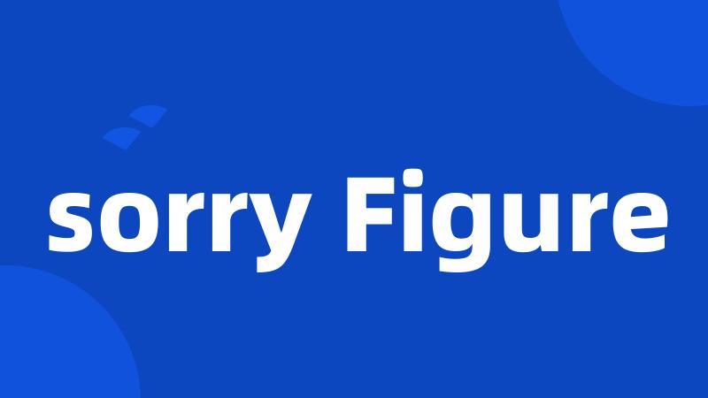 sorry Figure