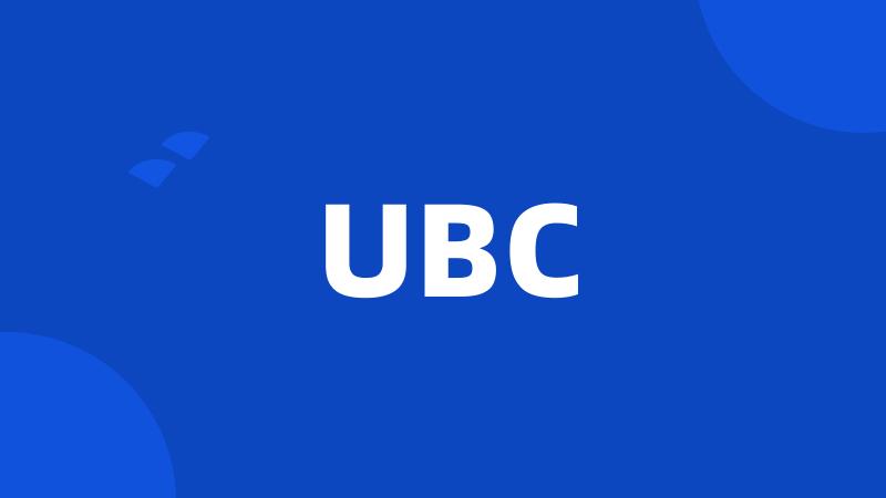 UBC