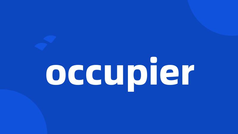 occupier