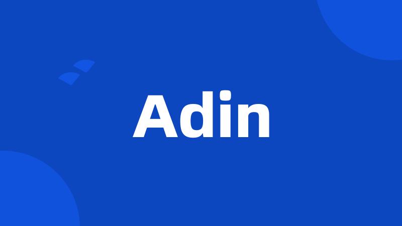 Adin