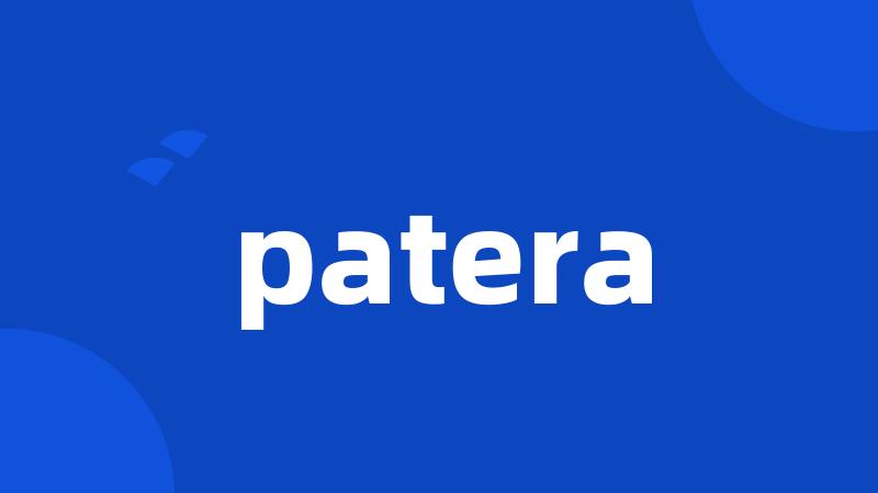 patera