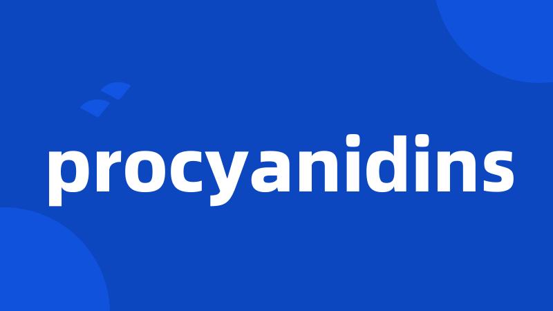 procyanidins