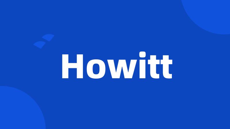 Howitt