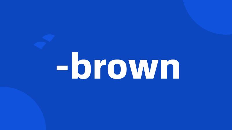 -brown