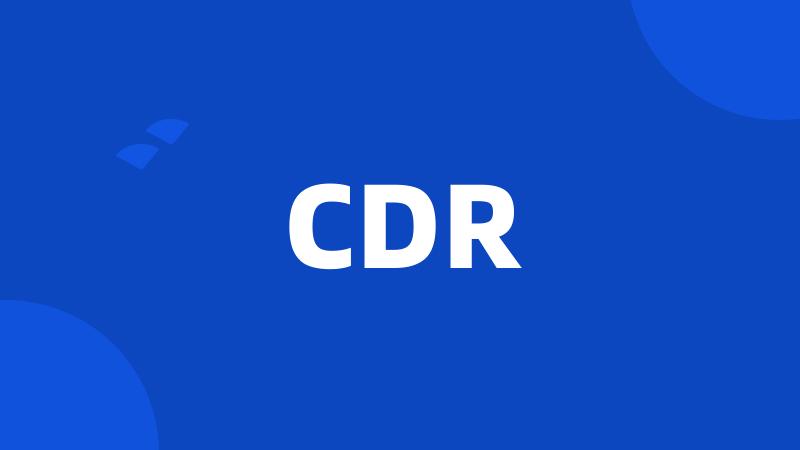 CDR