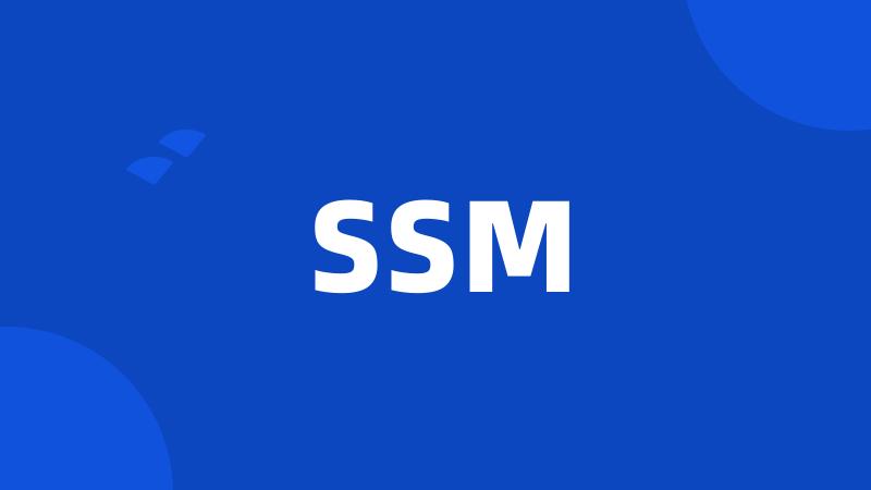 SSM