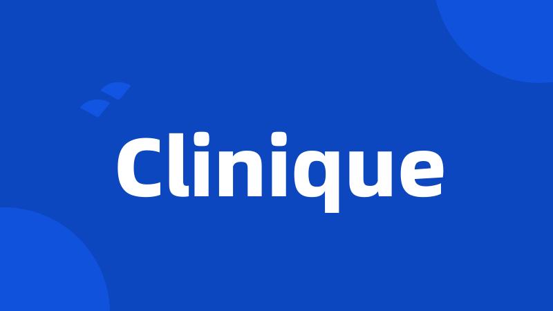 Clinique