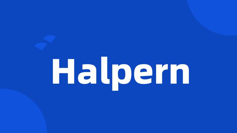 Halpern